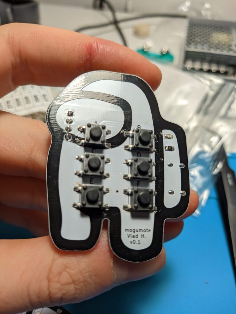 Front view of the mogumote project