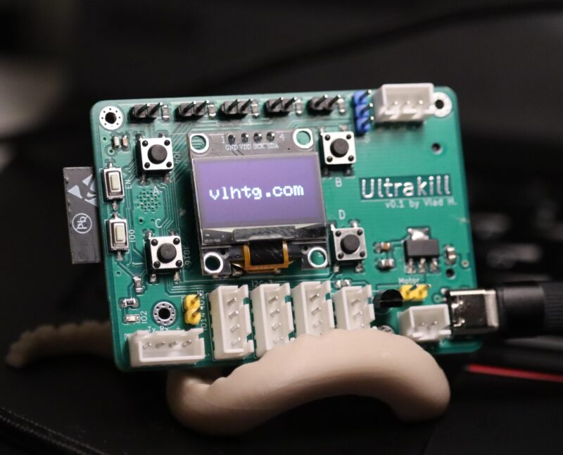 Aesthetic shot of the Ultrakill board